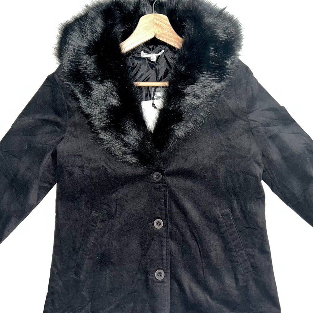 Emory Park Sweater with Faux Fur Collar
